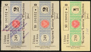 Pologne, République (1945-date), Lot 3 pcs.