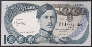 Portugalsko, Republika (1910-data), 1.000 Escudos 03/12/1981