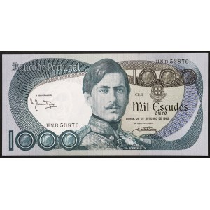 Portugal, Republik (ab 1910), 1.000 Escudos 26/10/1982