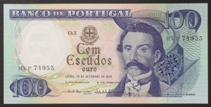 Portugal, Republic (1910-date), 100 Escudos 20/09/1978