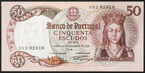 Portugal, Republic (1910-date), 50 Escudos 28/02/1964