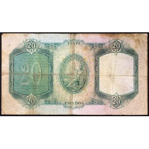 Portugal, Republic (1910-date), 20 Escudos 25/05/1954