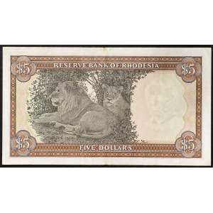 Rhodesie, republika (1970-1979), 5 dolarů 20/10/1978