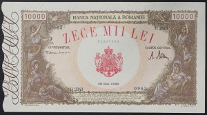 Romania, Kingdom, Mihai I (1940-1947), 10.000 Lei 28/05/1946