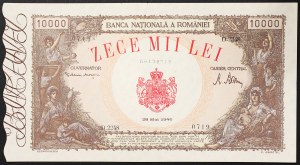 Romania, Regno, Mihai I (1940-1947), 10.000 Lei 28/05/1946