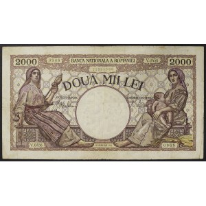 Rumunsko, Království, Mihai I. (1940-1947), 2 000 lei 18. 11. 1941