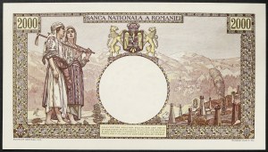 Romania, Kingdom, Mihai I (1940-1947), 2.000 Lei 10/10/1944