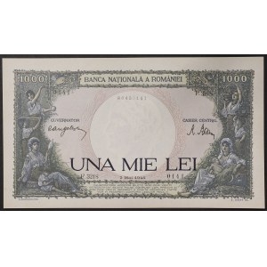 Romania, Kingdom, Mihai I (1940-1947), 1.000 Lei 02/05/1944