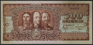 Rumunia, Republika (1949-data), 500 Lei 15/10/1949