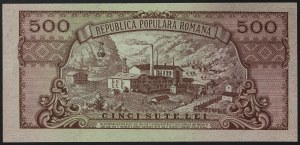 Romania, Republic (1949-date), 500 Lei 15/10/1949