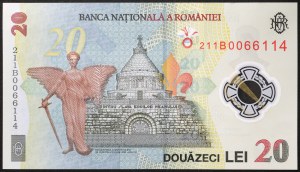 Roumanie, République (1949-date), 20 Lei 2021