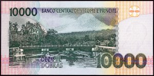 San Tommaso e Isola Principe, Repubblica (1977-data), 10.000 Dobra 26/08/2004