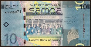 Samoa, Republic (2007-date), 10 Tala 2008