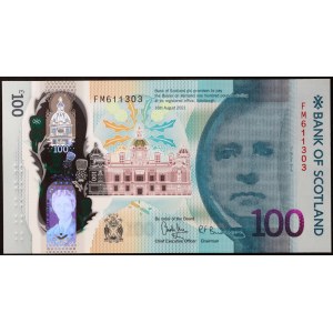 Szkocja, Elżbieta II (1952-2022), 100 funtów 16/08/2021