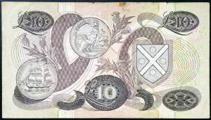 Schottland, Elizabeth II (1952-2022), 10 Pfund 20/10/1986