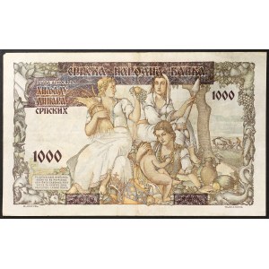 Srbsko, nemecká okupácia (1941-1945), 1.000 Dinara 01/05/1941