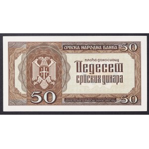 Srbsko, německá okupace (1941-1945), 50 Dinara 01/05/1942