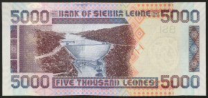Sierra Leone, Repubblica (1964-data), 5.000 Leoni 04/08/2006