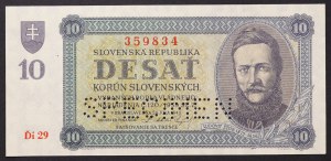Slovacchia, Prima Repubblica (1939-1945), 10 Korun 20/07/1943