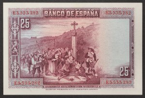 Španělsko, Království, Alfonso XIII (1886-1931), 25 peset 15/08/1928