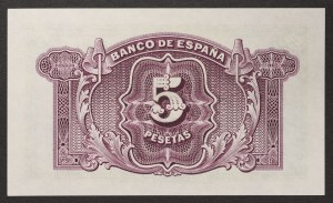 Spain, Kingdom, Alfonso XIII (1886-1931), 5 Pesetas 18/04/1905