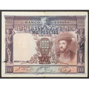 Espagne, République (1931-1939), 1.000 Pesetas 1936