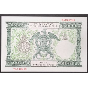 Hiszpania, Królestwo, Francisco Franco (1939-1975), 1.000 peset 29/11/1957