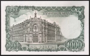 Espagne, Royaume, Francisco Franco (1939-1975), 1.000 Pesetas 17/9/1971 (1974)