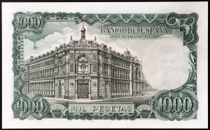 Španělsko, Království, Francisco Franco (1939-1975), 1 000 peset 17. 9. 1971 (1974)