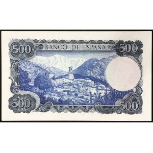 Espagne, Royaume, Francisco Franco (1939-1975), 500 Pesetas 23/7/1971 (1973)