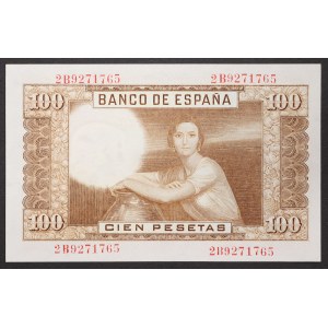 Spain, Kingdom, Francisco Franco (1939-1975), 100 Pesetas 07/04/1953