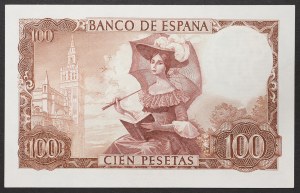 Španielsko, kráľovstvo, Francisco Franco (1939-1975), 100 pesiet 19.11.1965