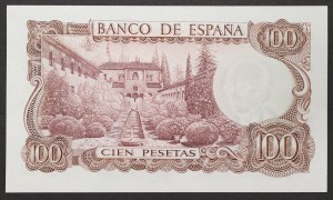 Spagna, Regno, Francisco Franco (1939-1975), 100 Pesetas 17/11/1970