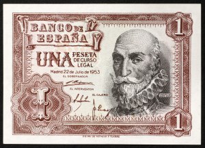 Spanien, Königreich, Francisco Franco (1939-1975), 1 Peseta 22/07/1953