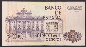 Espagne, Royaume, Juan Carlos I (1975-date), 5.000 Pesetas 23/10/1979 (1982)