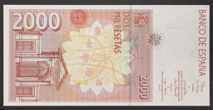 Hiszpania, Królestwo, Juan Carlos I (1975-date), 2.000 peset 24/04/1992 (1996)