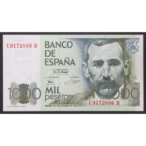 Spain, Kingdom, Juan Carlos I (1975-date), 1.000 Pesetas 23/10/1979 (1982)