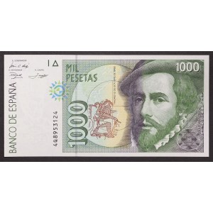 Španělsko, Království, Juan Carlos I (1975-data), 1.000 peset 12/10/1992 (1996)