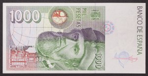 Hiszpania, Królestwo, Juan Carlos I (1975-date), 1.000 peset 12/10/1992 (1996)