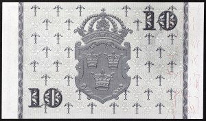 Szwecja, Królestwo, Gustaf VI Adolf (1950-1973), 10 koron 1958 r.