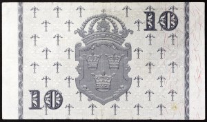 Szwecja, Królestwo, Gustaf VI Adolf (1950-1973), 10 koron 1958 r.