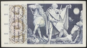 Suisse, Confédération suisse (1848-date), 100 Francs 28/03/1963