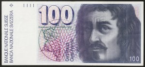 Švajčiarsko, Švajčiarska konfederácia (1848-dátum), 100 frankov 1975-93