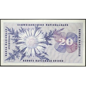 Švýcarsko, Švýcarská konfederace (1848-data), 20 franků 26/10/1961