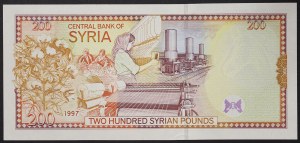Syria, Republika (od 1946 r.), 200 funtów 1997 r.