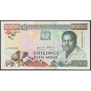 Tanzanie, République (1964-date), 1.000 Shilingi 1990