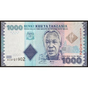 Tanzania, Republic (1964-date), 1.000 Shilingi 2010