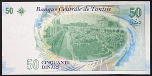 Tunisia, Repubblica (1957-data), 50 dinari 20/03/2011