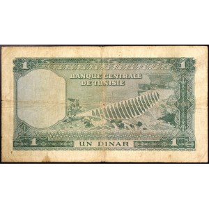 Tunesien, Republik (1957-datum), 1 Dinar 1958