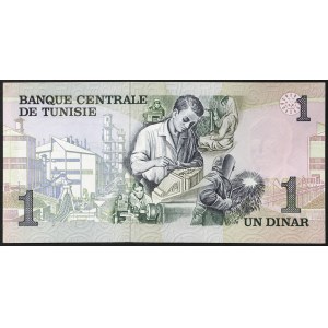 Tunisia, Republic (1957-date), 1 Dinar 15/10/1973